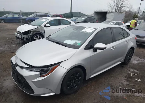 2021 Toyota Corolla Le from USA, damaged, VIN JTDEPMAE0MJ153710